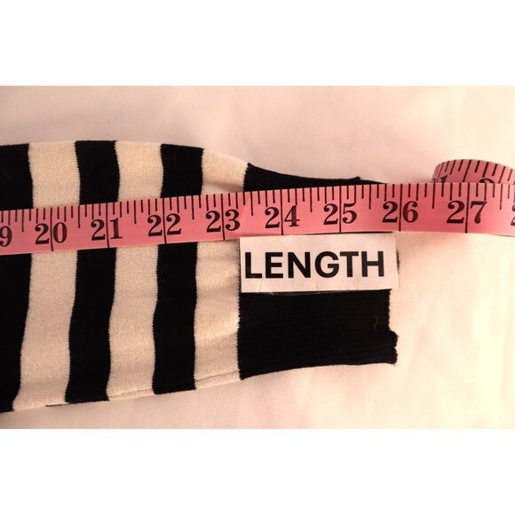 H&M‎ Divided women's Black & White Striped Cardigan Sweater Size Small - Picture 12 of 12